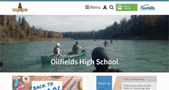 Desktop Screenshot of oilfields.fsd38.ab.ca